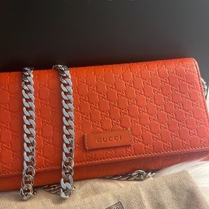 💕Authentic 💕Gucci Microguccissima Pattern Leather Wallet